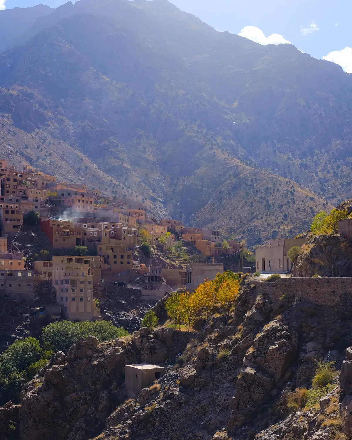 Mountain village in a High Atlas valley