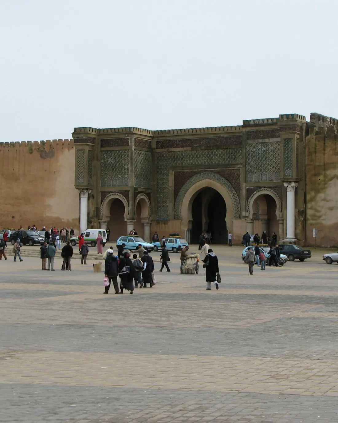 Bab Mansour gate in Meknes